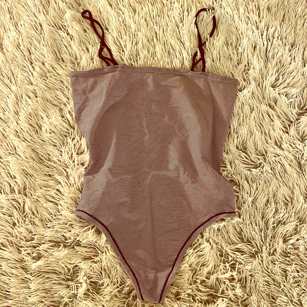 Forever 21 Striped bodysuit